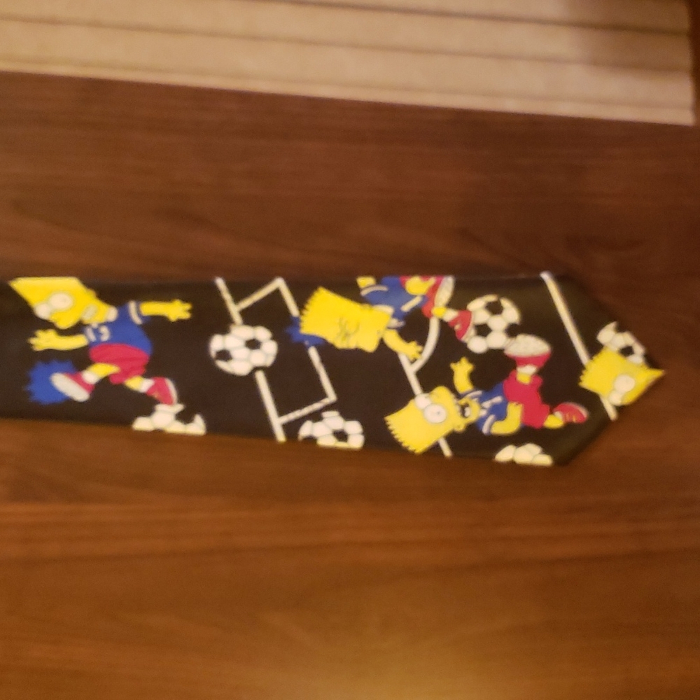 Bart  SIMPSON soccer tie